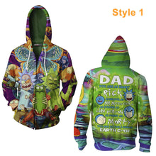 Load image into Gallery viewer, Mens Rick and Morty Hoodies 3D Printed Sweatshirts