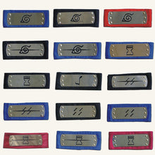 Load image into Gallery viewer, 18 Styles Naruto Kakashi Accessories Cosplay Costumes HeadBands