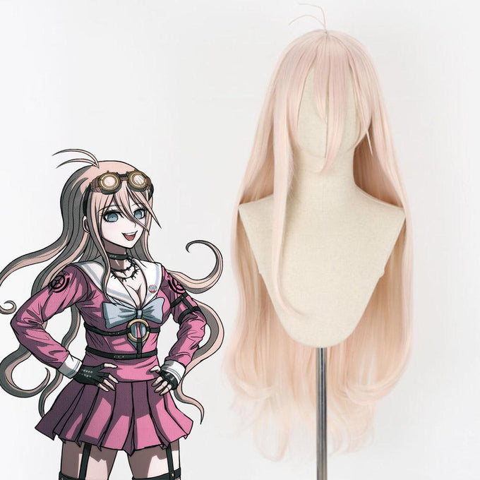Danganronpa Costume Iruma Miu Cosplay Wig Heat Resistant Sythentic Hair