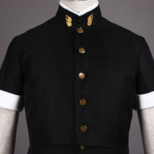 Load image into Gallery viewer, King of Fighters KOF Costume Kusanagi Kyo Cosplay Black Outfit with Gloves for Men and Kids