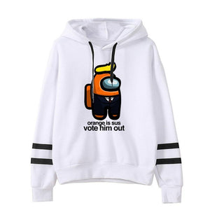 Game Among Us Printed Pullover Hoodie Sweatshirt Unisex