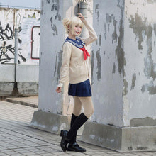 Load image into Gallery viewer, My Hero Academia League of Villains Himiko Toga Costume Uniform With Wigs
