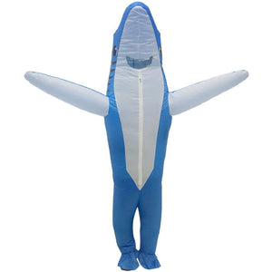 Inflatable Big Shark Cosplay Costume Halloween Christmas Party For Adults