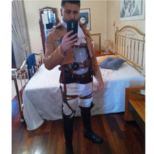 Load image into Gallery viewer, Attack On Titan Costume Eren Jaeger Cosplay Battle Full Set Costume