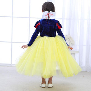 High Quality Princess Costume Snow White Dress With Accessories For Girls Party