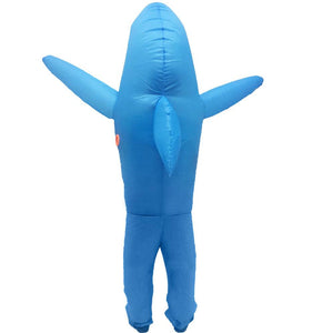 Inflatable Big Shark Cosplay Costume Halloween Christmas Party For Adults