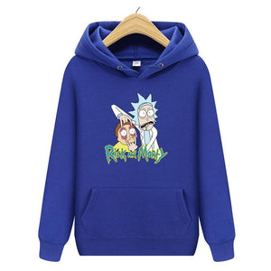 Rick and Morty Cotton Hoodies Pullover Printed Sweatshirts For Men