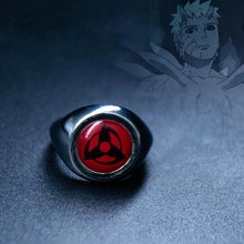 Load image into Gallery viewer, 10PCS Naruto Accessories Uchiha Clan All Sharingan Printed Rings With Box