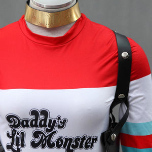 Suicide Squad Costume Harley Quinn Cosplay Set For Women and Kids