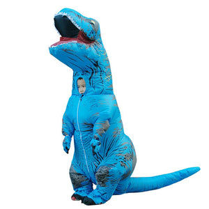 T Rex Costume Inflatable Dinosaur Cosplay Suit Halloween Dino Costume For Adults and Kids