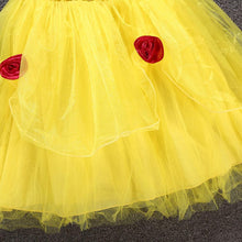 Load image into Gallery viewer, Kid&#39;s Beauty and the Beast Costume Princess Belle Costumes Yellow Dress With Accessories