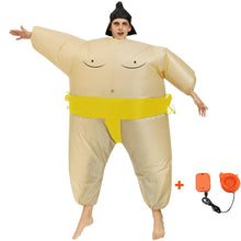 Load image into Gallery viewer, Inflatable Sumo Cosplay Costume Blow Up Suit Halloween Christmas Party For Adults and Kids