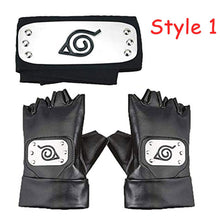 Load image into Gallery viewer, 5 Styles Naruto Hatake Kakashi Cosplay Leaf Village Headband and Gloves 
