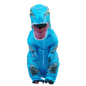 T Rex Costume Inflatable Dinosaur Cosplay Suit Halloween Dino Costume For Adults and Kids