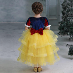 Princess Snow White Costume Generic Dress Up with Accessories for Girls Party