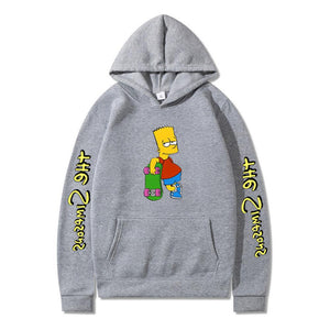 The Simpsons Printed Pullover Trainning Suit Hoodie Sweatshirt Unisex