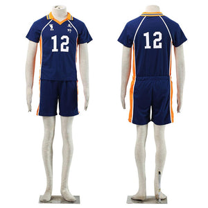 Unisex Anime Haikyuu Costume Karasuno High School Volleyball Club Hinata Shyouyou Sportswear