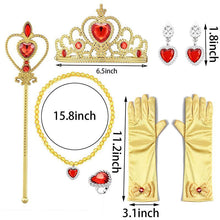 Load image into Gallery viewer, Princess Snow White Costume Generic Dress Up with Accessories for Girls Party