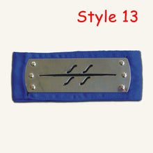Load image into Gallery viewer, 18 Styles Naruto Kakashi Accessories Cosplay Costumes HeadBands