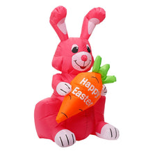 Load image into Gallery viewer, 1.8m Rabbit Easter Bunny with LED Lights Inflatable Toys for Outdoor Family Home Party Decoration Office Ornament