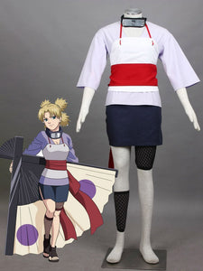 Naruto Shippuden Nara Temari Cosplay Clothes 2nd Set