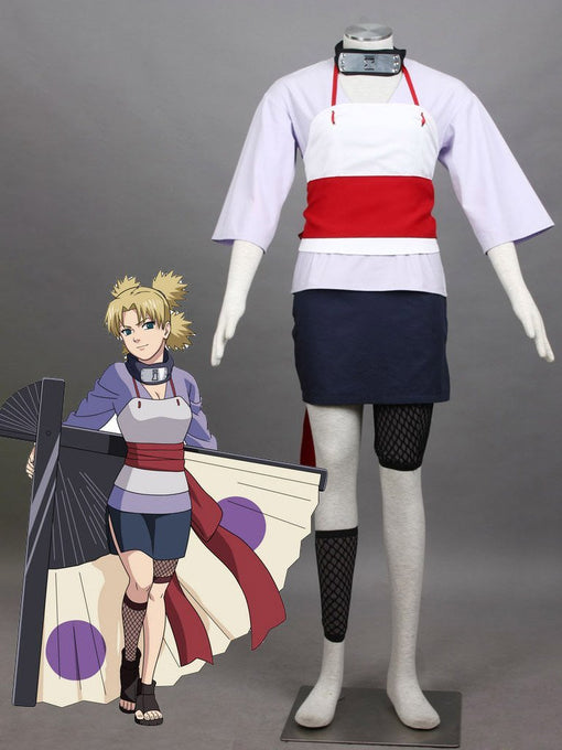 Naruto Shippuden Nara Temari Cosplay Clothes 2nd Set