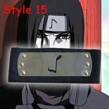Load image into Gallery viewer, 18 Styles Naruto Kakashi Accessories Cosplay Costumes HeadBands