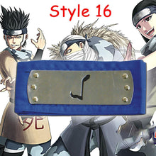 Load image into Gallery viewer, 18 Styles Naruto Kakashi Accessories Cosplay Costumes HeadBands