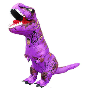 T Rex Costume Inflatable Dinosaur Cosplay Suit Halloween Dino Costume For Adults and Kids