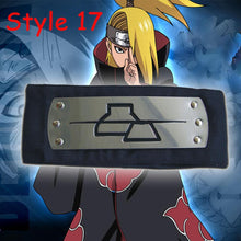 Load image into Gallery viewer, 18 Styles Naruto Kakashi Accessories Cosplay Costumes HeadBands