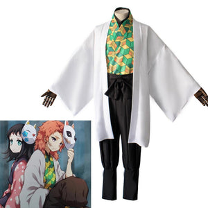Demon Slayer Cosplay Sets Costume Kamado Tanjirou Nezuko Agatsuma Zenitsu