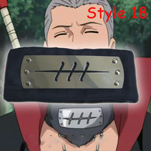 Load image into Gallery viewer, 18 Styles Naruto Kakashi Accessories Cosplay Costumes HeadBands