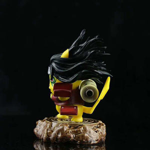 10cm Naruto Figure Pikachu Cosplay Naruto Madara Sasuke Senju Hashirama Cute Figure Toys