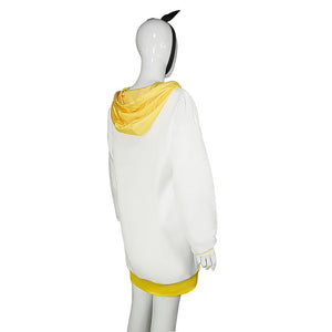 Lycoris Recoil Costumes Kurumi Cosplay Hoodie with Headband for Women