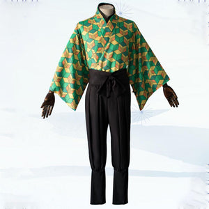 Demon Slayer Cosplay Sets Sabito Costume Kimono Full Set