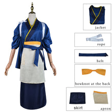 Load image into Gallery viewer, Lycoris Recoil Costumes Chisato Inoue Kurumi Nakahara Worker Cospaly Kimono Full Suits