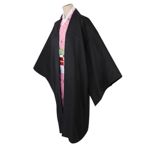 Demon Slayer Cosplay Sets Kamado Nezuko Costume Full Kimono Set