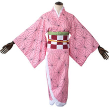 Load image into Gallery viewer, Demon Slayer Cosplay Sets Kamado Nezuko Costume Full Kimono Set