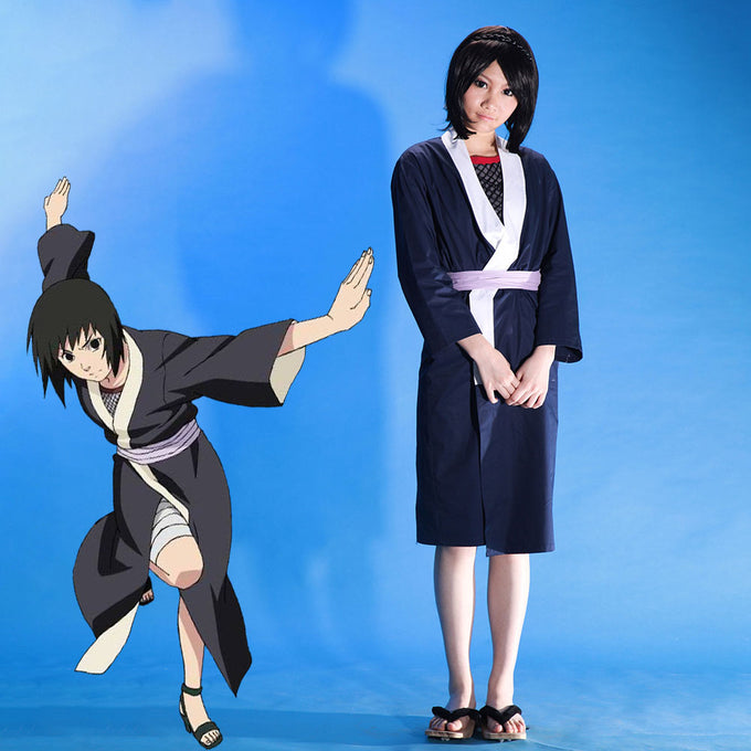 Anime Naruto Shippuden Shizune Cosplay full Outfit for Women and Kids