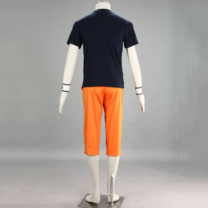 Men and Kids Naruto Costume The Movie Find the Four Leaf Red Clover Naruto Cosplay full Outfit