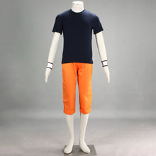Load image into Gallery viewer, Men and Kids Naruto Costume The Movie Find the Four Leaf Red Clover Naruto Cosplay full Outfit