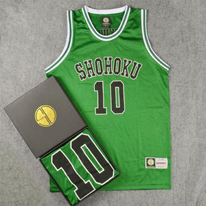 The First Slam Dunk Costumes All Characters Cosplay Basketball Suit Unisex Green Black
