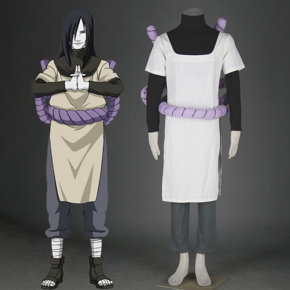Men and Kids Naruto Shippuden Costume Orochimaru Cosplay full Outfit