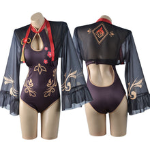 Load image into Gallery viewer, Genshin Impact Costumes Hu tao Hina Lisa Swimsuit Cosplay with Accessories for Women