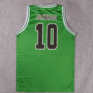 The First Slam Dunk Costumes All Characters Cosplay Basketball Suit Unisex Green Black