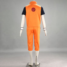 Load image into Gallery viewer, Men and Kids Naruto Costume The Movie Find the Four Leaf Red Clover Naruto Cosplay full Outfit