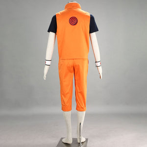 Men and Kids Naruto Costume The Movie Find the Four Leaf Red Clover Naruto Cosplay full Outfit