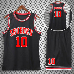 Adults and Kids The First Slam Dunk Costumes Sakuragi Hanamichi Kaede Rukawa Cosplay Basketball Suit Unisex