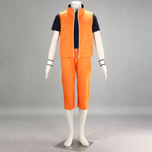 Load image into Gallery viewer, Men and Kids Naruto Costume The Movie Find the Four Leaf Red Clover Naruto Cosplay full Outfit