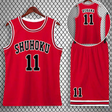 Load image into Gallery viewer, Adults and Kids The First Slam Dunk Costumes Sakuragi Hanamichi Kaede Rukawa Cosplay Basketball Suit Unisex